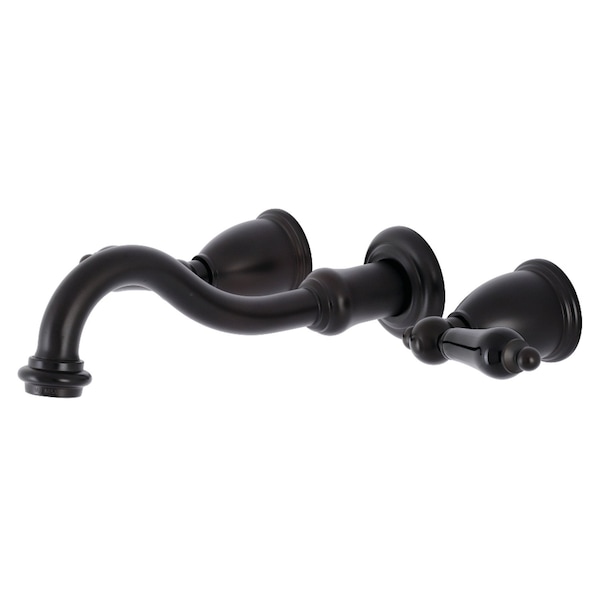 KS3125PKL Duchess 2-Handle Wall Mount Bathroom Faucet, Oil Rubbed Brnz